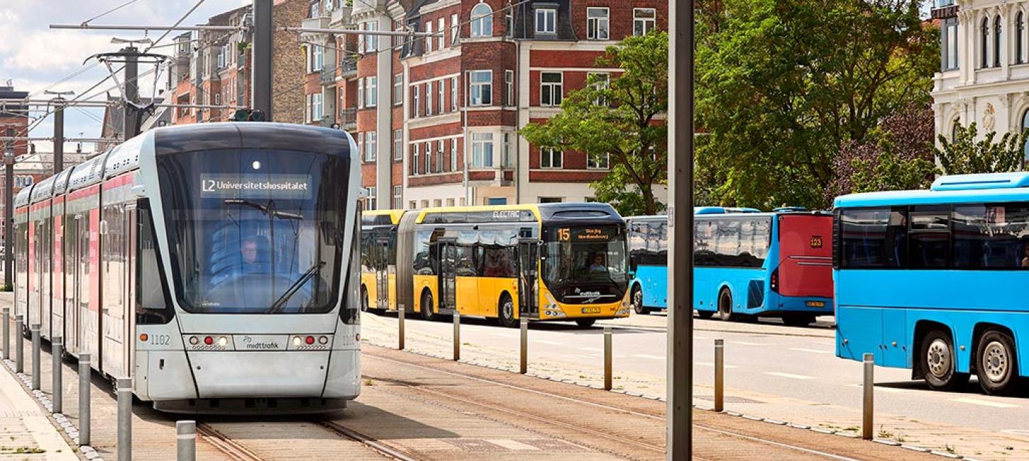 Letbanen og busserne i Aarhusregionen