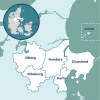 Int - The Aarhus Region on a map 