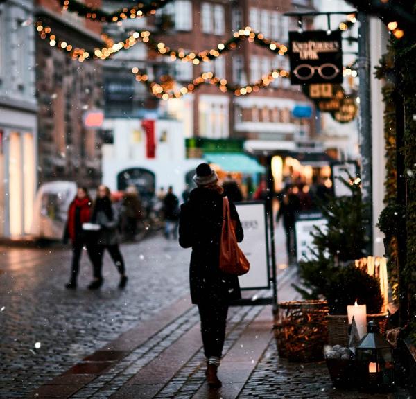 Juleshopping i Vestergade, Aarhus